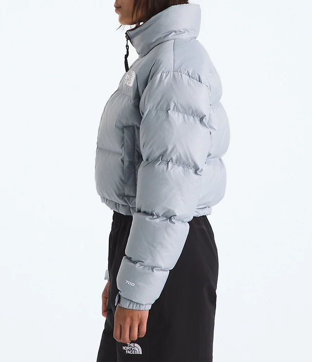 The North Face Nuptse Short Boxy Zip Front Down Jacket at Hamilton