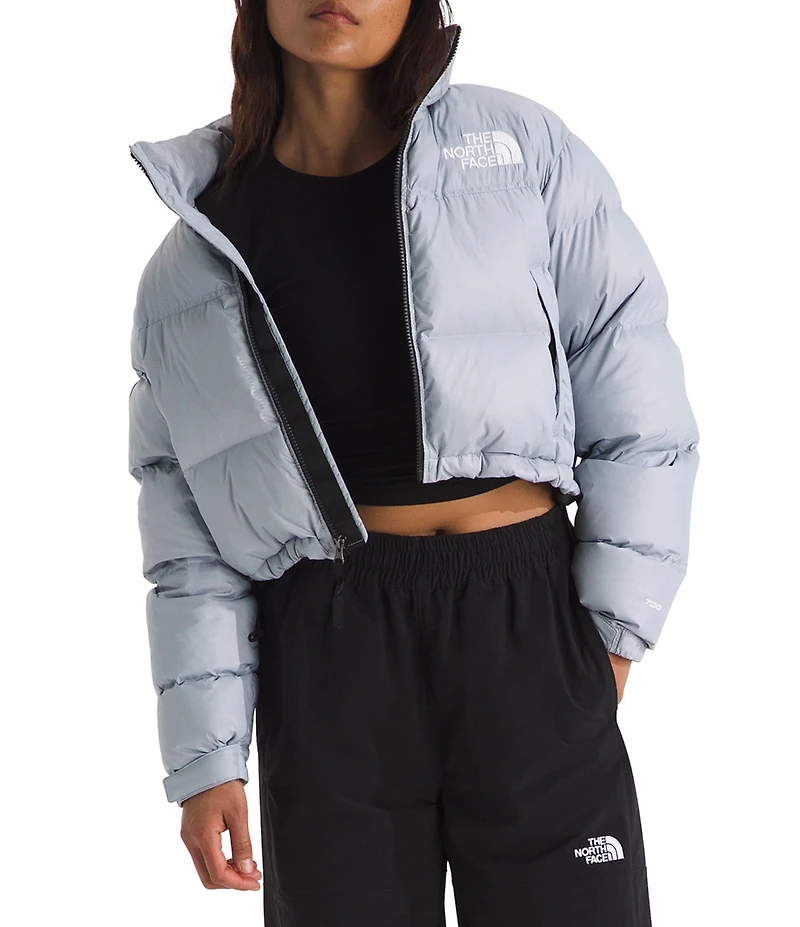 The North Face Nuptse Short Boxy Zip Front Down Jacket