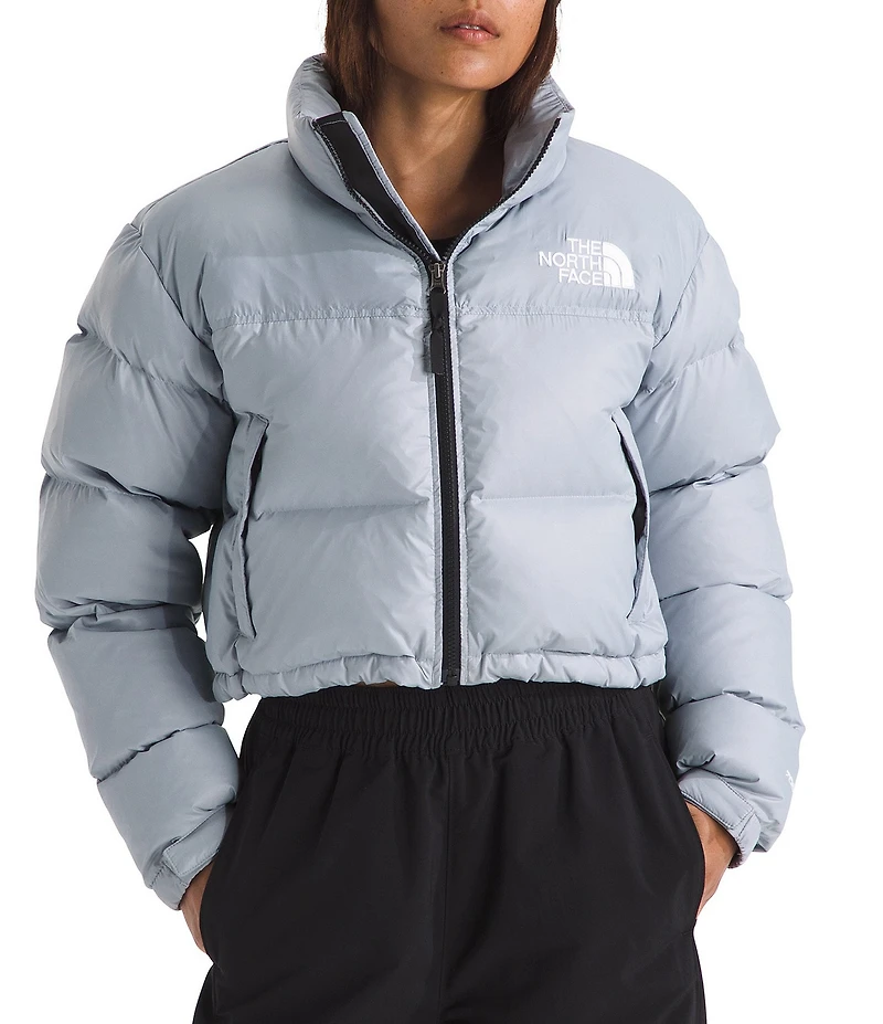 The North Face Nuptse Short Boxy Zip Front Down Jacket