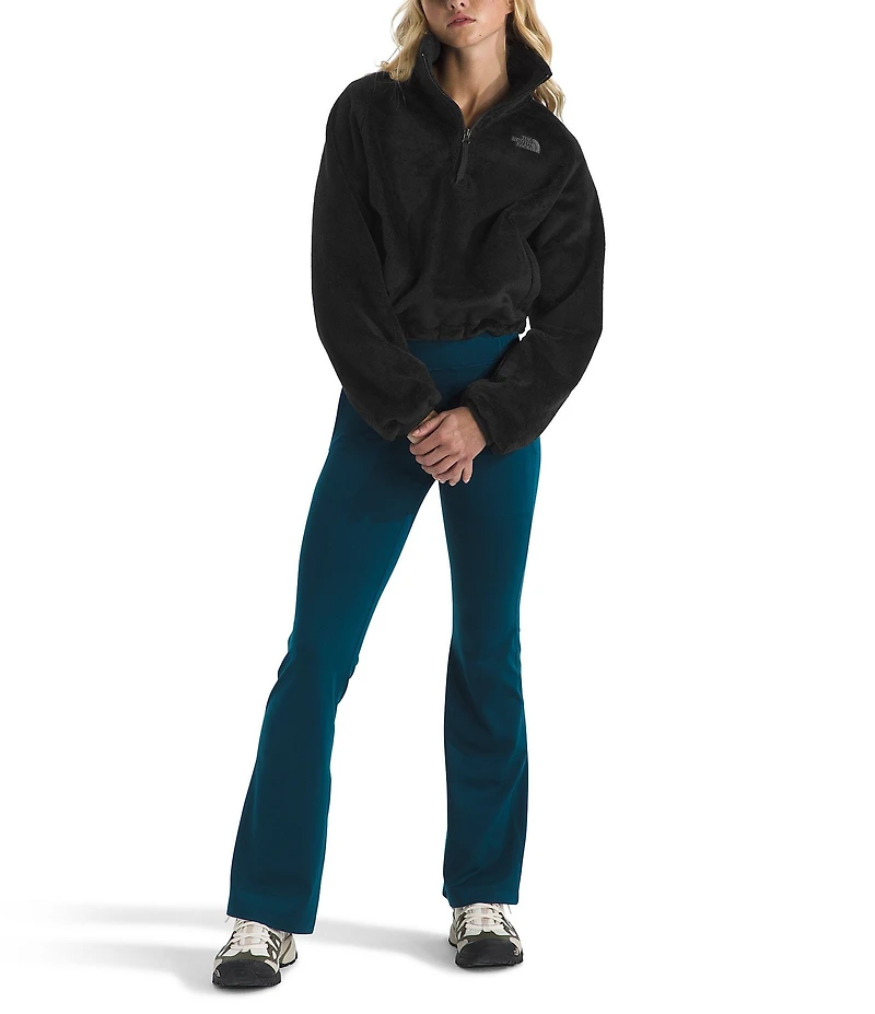 The North Face Osito Lux Half Zip Two Layer Stand Collar Pullover