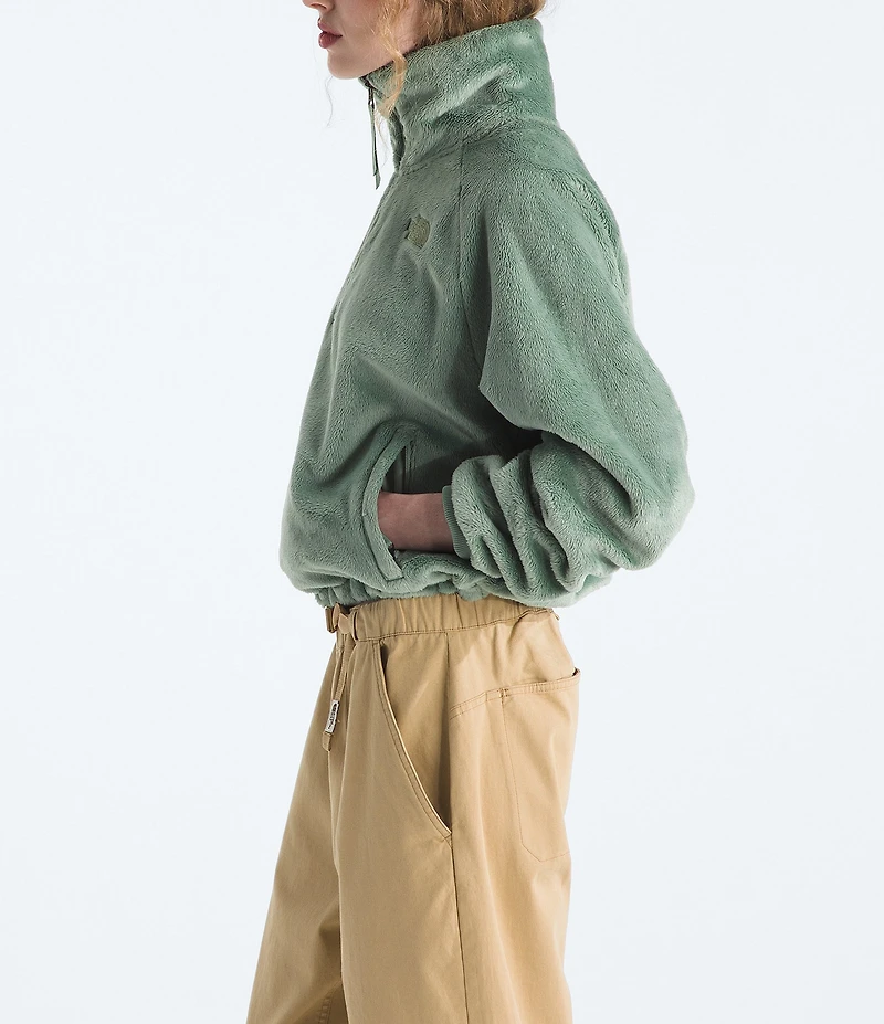 The North Face Osito Lux Half Zip Two Layer Stand Collar Pullover