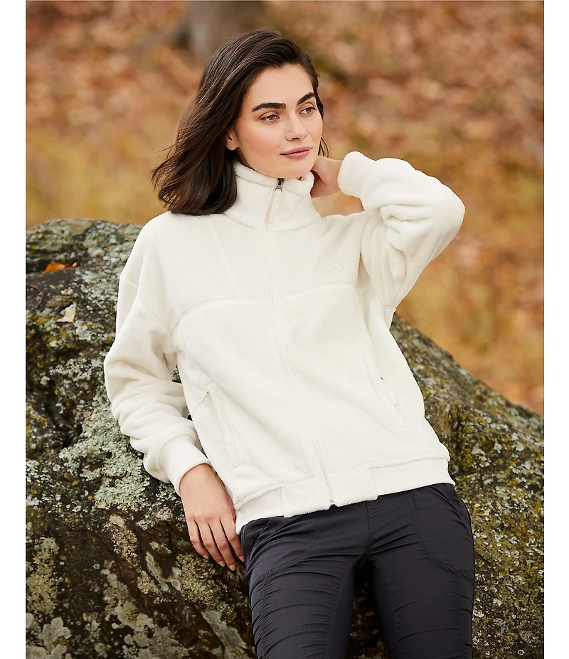 The North Face Osito Lux Long Sleeve Full-Zip Fleece Jacket