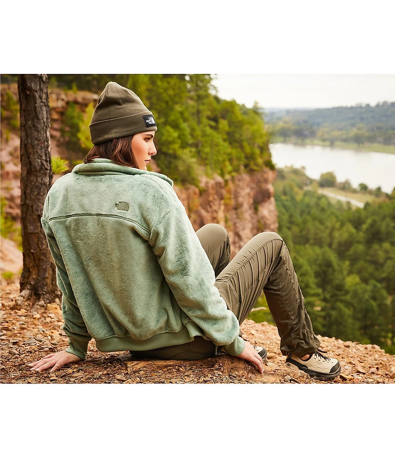 The North Face Osito Lux Long Sleeve Full-Zip Fleece Jacket