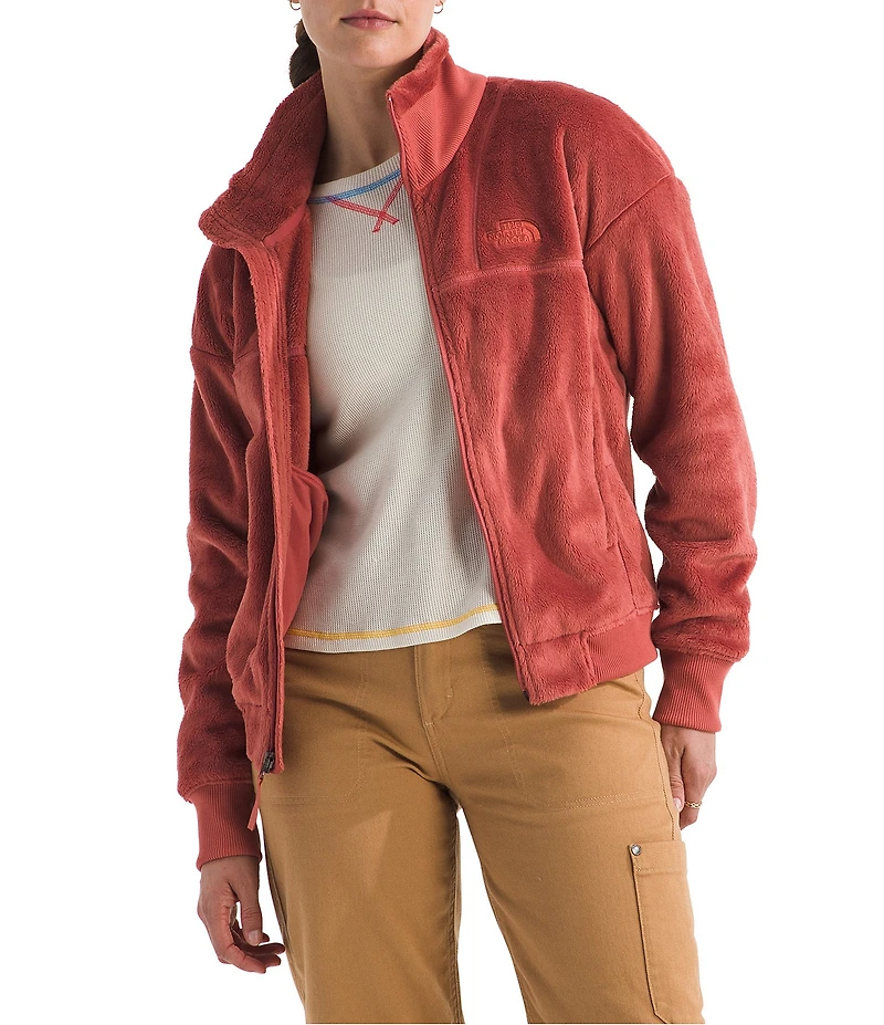 The North Face Osito Lux Long Sleeve Full-Zip Fleece Jacket