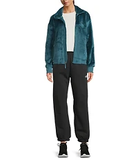 The North Face Osito Lux Long Sleeve Full-Zip Fleece Jacket