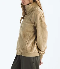 The North Face Osito Lux Long Sleeve Full-Zip Fleece Jacket