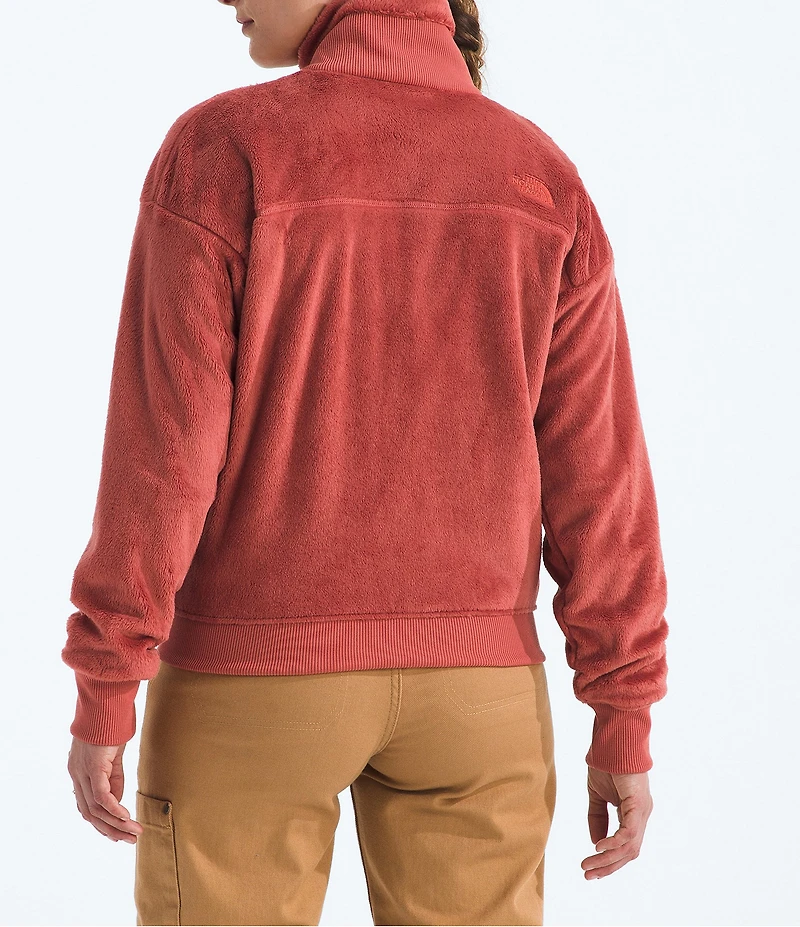 The North Face Osito Lux Stand Collar Zip Front Jacket