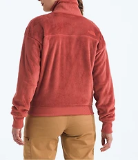 The North Face Osito Lux Stand Collar Zip Front Jacket