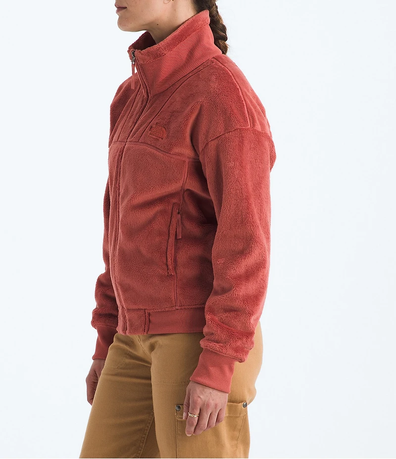 The North Face Osito Lux Stand Collar Zip Front Jacket