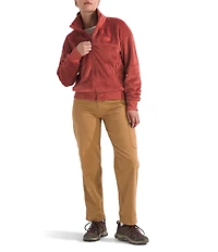 The North Face Osito Lux Stand Collar Zip Front Jacket