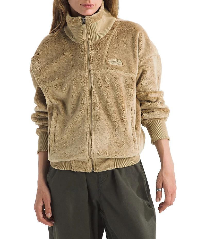 The North Face Osito Lux Stand Collar Zip Front Jacket