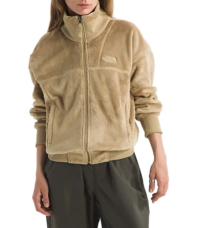 The North Face Osito Lux Stand Collar Zip Front Jacket