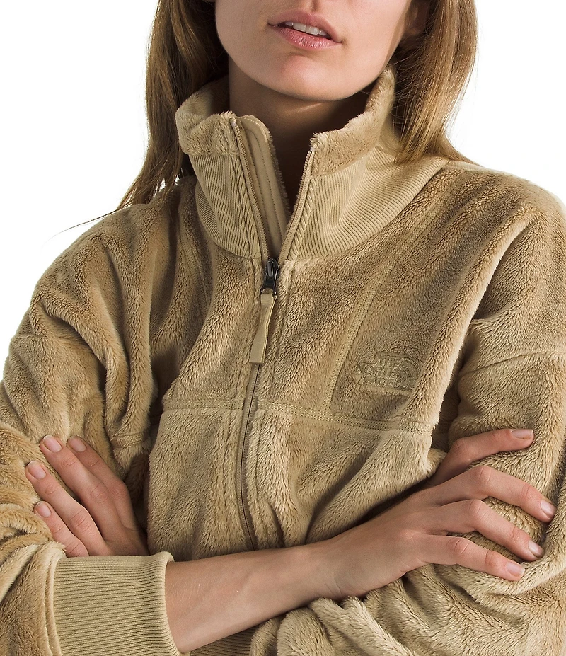 The North Face Osito Lux Stand Collar Zip Front Jacket