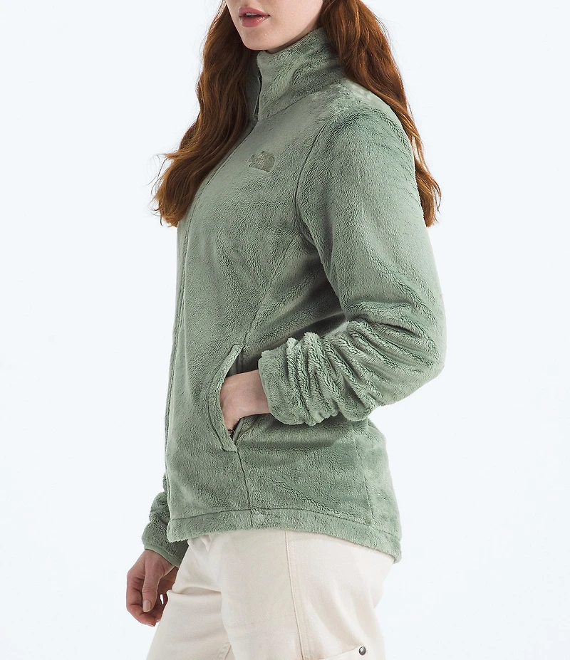 The North Face Osito Silken Raschel Fleece Stand Collar Long Sleeve Zip Front Jacket