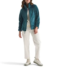 The North Face Osito Silken Raschel Fleece Stand Collar Long Sleeve Zip Front Jacket