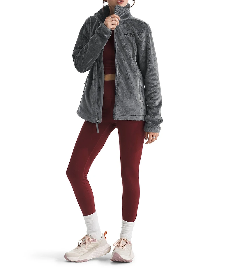 The North Face Osito Silken Raschel Fleece Stand Collar Long Sleeve Zip Front Jacket