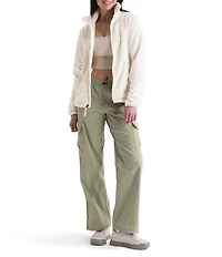 The North Face Osito Silken Raschel Fleece Stand Collar Long Sleeve Zip Front Jacket