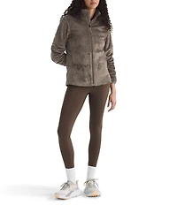 The North Face Osito Silky Fleece Double Layer Stand Collar Zip Front Jacket