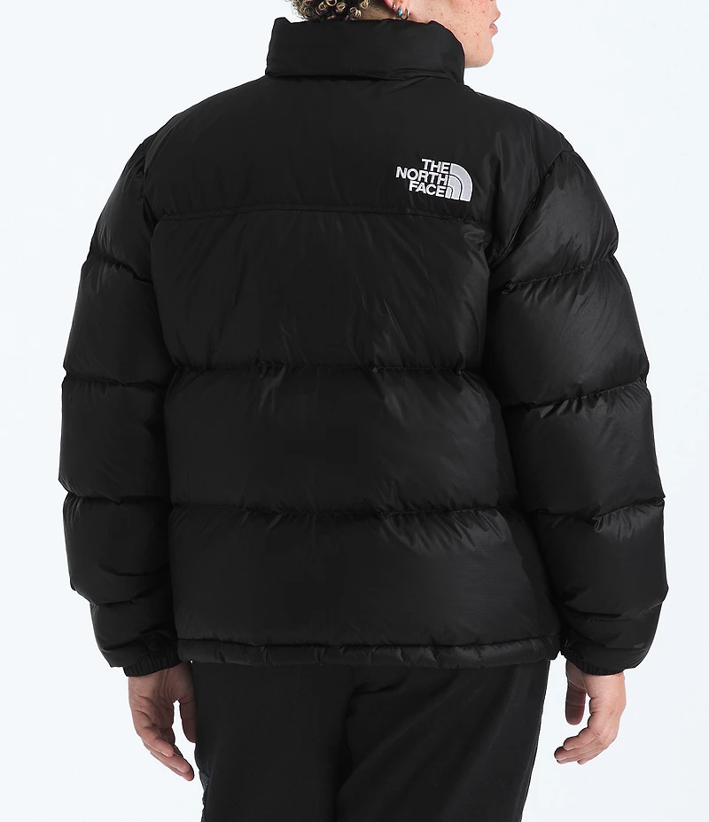 The North Face Plus Size 1996 Retro Nuptse Stand Collar Zip Front Jacket