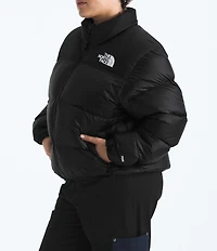 The North Face Plus Size 1996 Retro Nuptse Stand Collar Zip Front Jacket