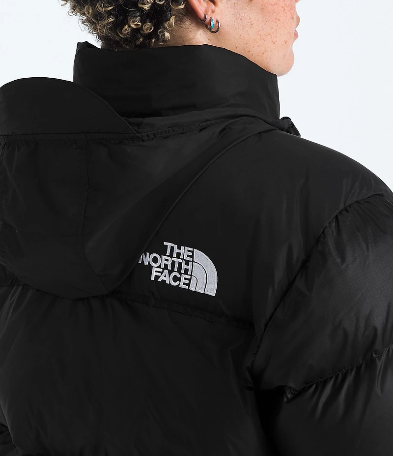 The North Face Plus Size 1996 Retro Nuptse Stand Collar Zip Front Jacket