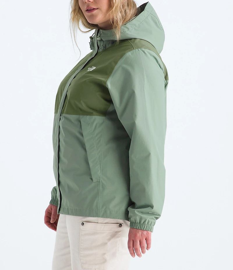 The North Face Plus Size Antora Long Sleeve Three Piece Hooded Windbreaker Jacket