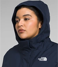 The North Face Plus Size Arctic Faux Fur Trim Zip Front Parka Jacket