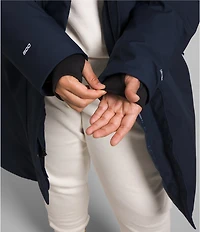 The North Face Plus Size Arctic Faux Fur Trim Zip Front Parka Jacket