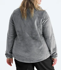 The North Face Plus Size Osito Silken Raschel Fleece Stand Collar Front Zip Jacket