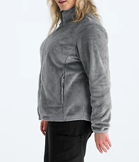 The North Face Plus Size Osito Silken Raschel Fleece Stand Collar Front Zip Jacket