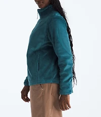 The North Face Plus Size Osito Silken Raschel Fleece Stand Collar Front Zip Jacket