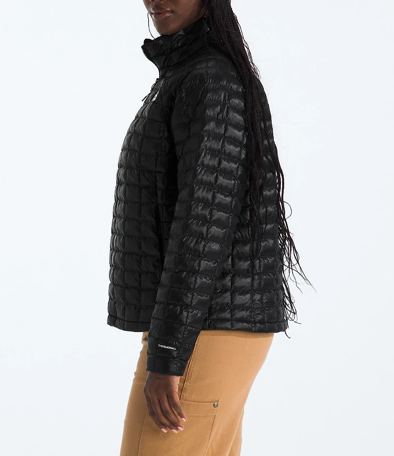 The North Face Plus Size ThermoBall Stand Collar Long Sleeve Zip Front Jacket