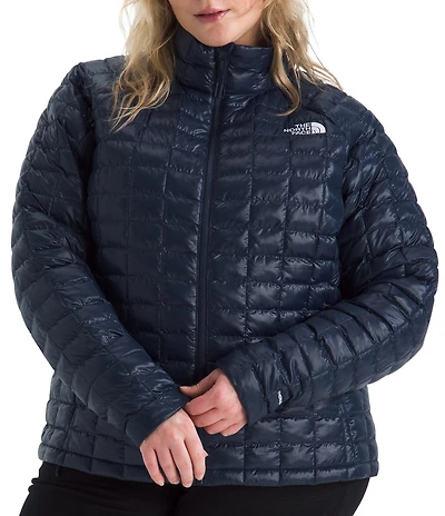 The North Face Plus Size ThermoBall Stand Collar Long Sleeve Zip Front Jacket