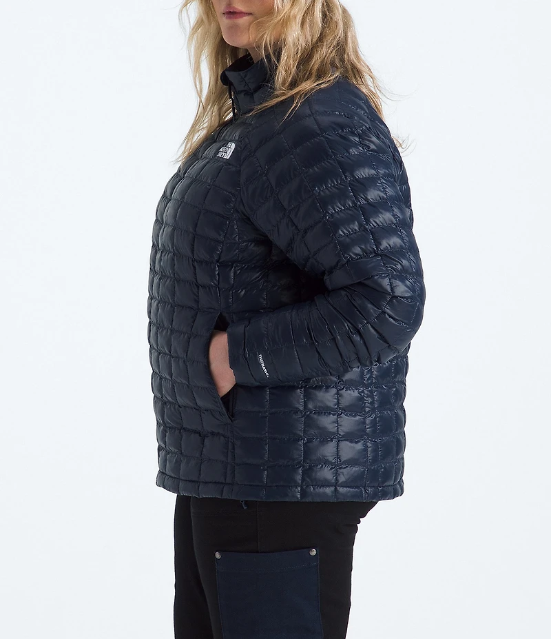 The North Face Plus Size ThermoBall Stand Collar Long Sleeve Zip Front Jacket