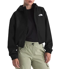 The North Face Quest Hooded Cropped Zip Front Jacket
