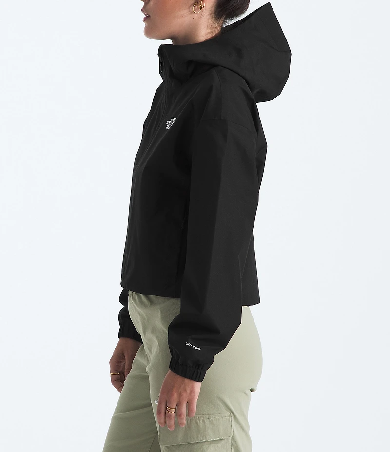 The North Face Quest Hooded Cropped Zip Front Jacket