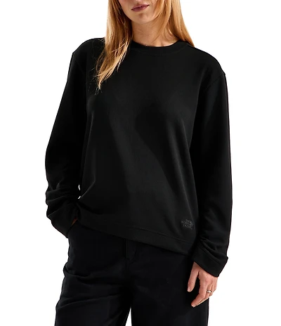 The North Face Ridge Path Waffle Knit Long Sleeve Crew Neck Tee