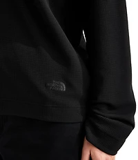 The North Face Ridge Path Waffle Knit Long Sleeve Crew Neck Tee