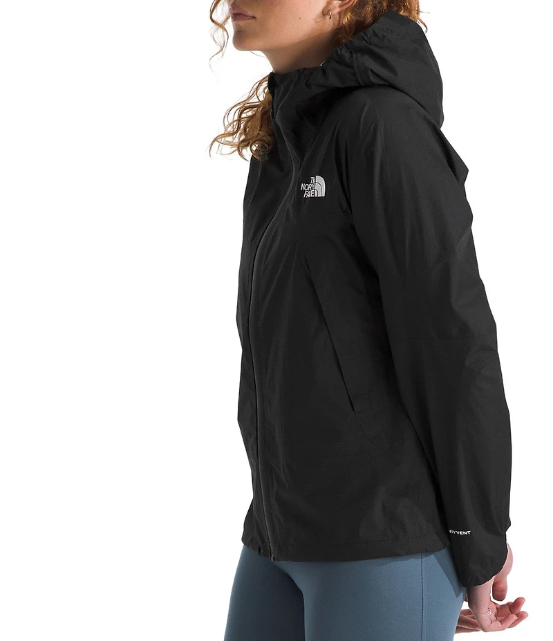The North Face Ridgelite Wp Waterproof Hooded Zip Front Jacket