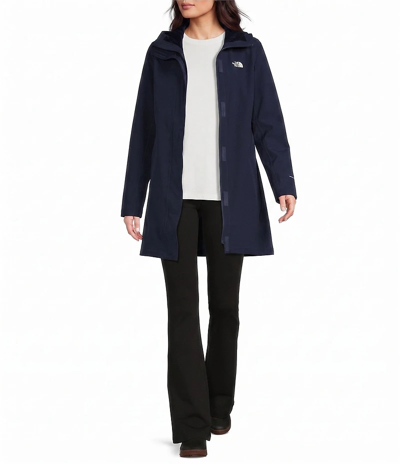 The North Face Shelbe Raschel Fleece Hooded Zip Front Parka