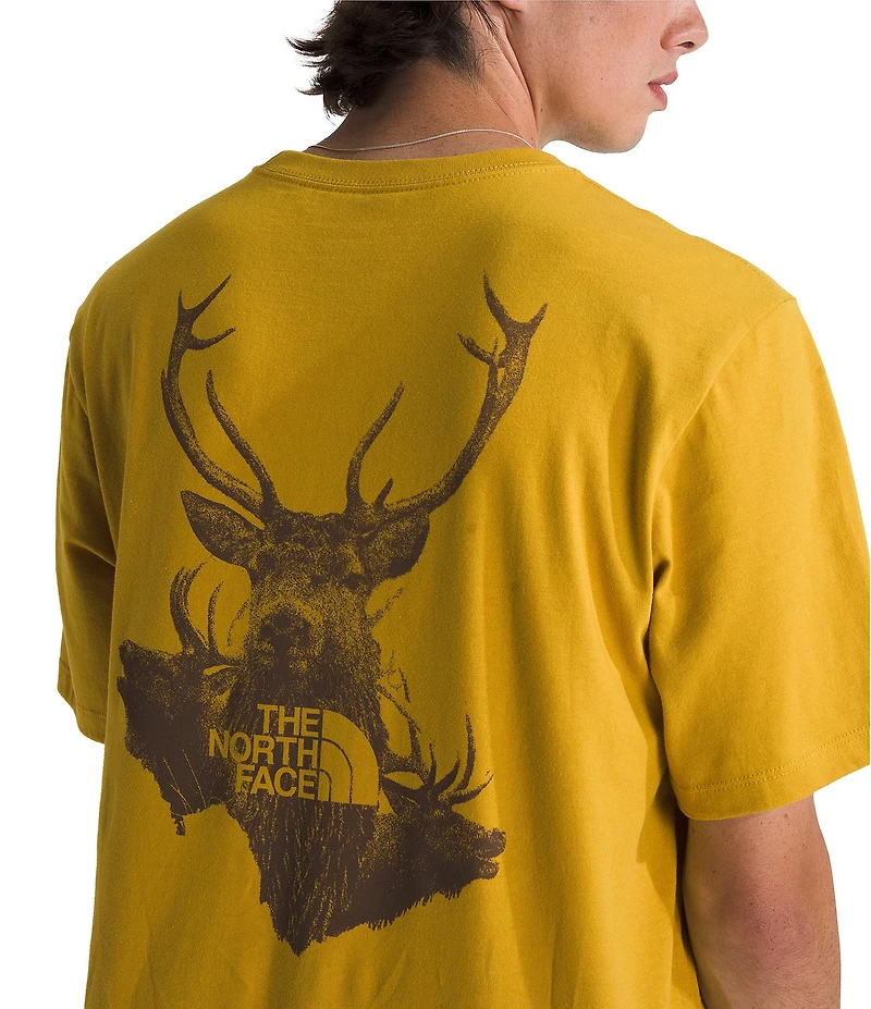 The North Face Short Sleeve Animals We Look Elk Graphic T-Shirt