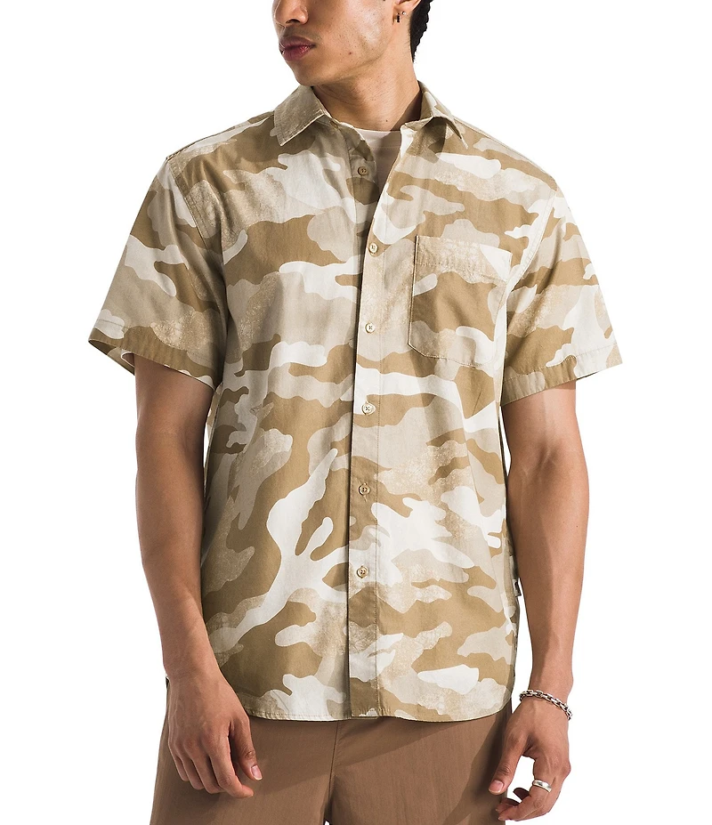 The North Face Short Sleeve Baytrail Pattern Camo Shirt