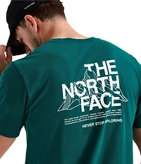 The North Face Short Sleeve Mountain Sketch Regular Graphic Tee