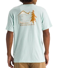 The North Face Short Sleeve Mountain Stamps T-Shirt