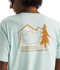 The North Face Short Sleeve Mountain Stamps T-Shirt