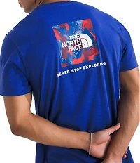 The North Face Short Sleeve Red White & Blue T-Shirt