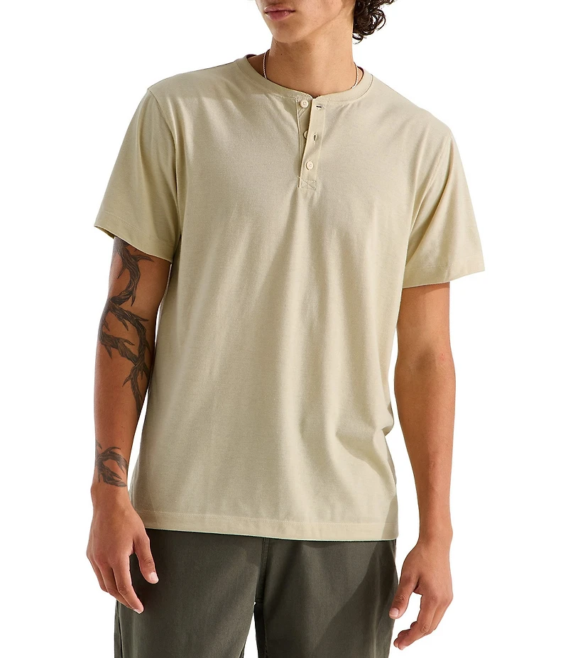 The North Face Short Sleeve Tri-Blend Henley T-Shirt