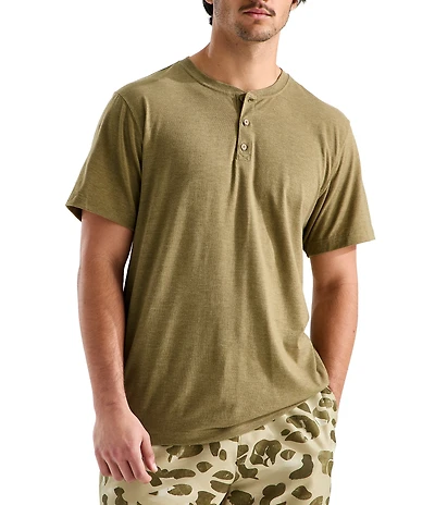 The North Face Short Sleeve Tri-Blend Henley T-Shirt
