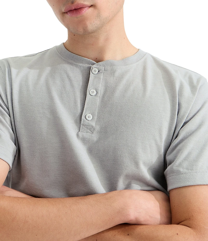 The North Face Short Sleeve Tri-Blend Henley T-Shirt
