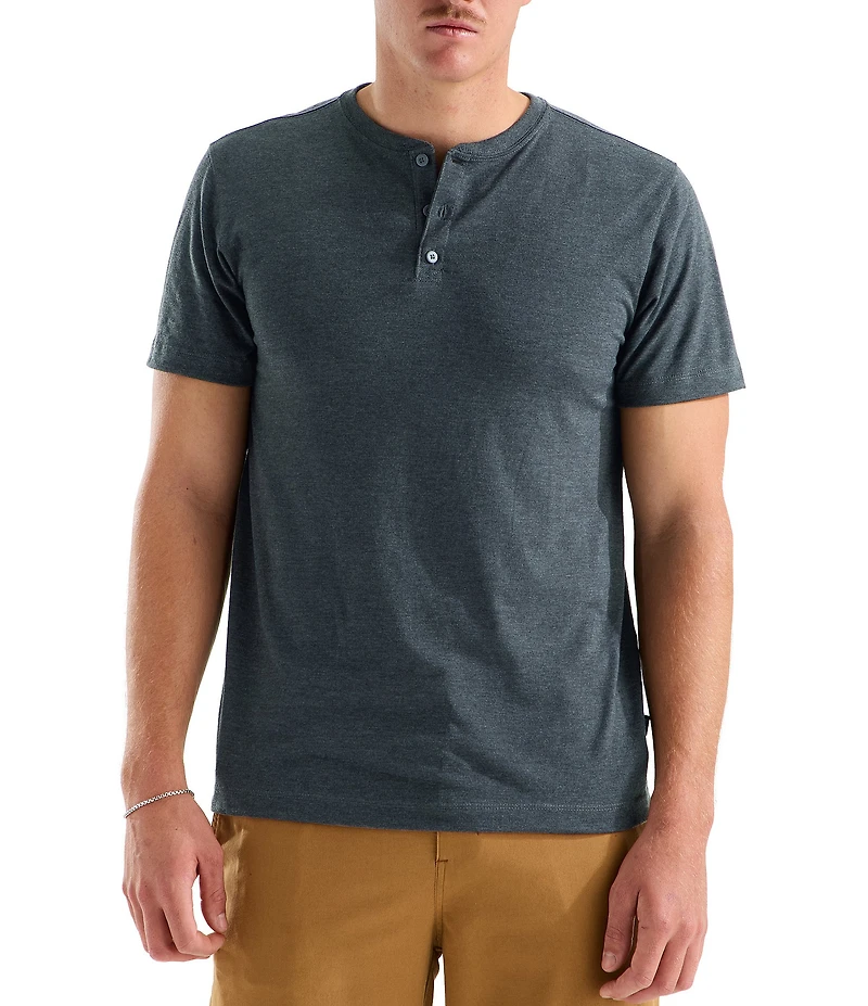 The North Face Short Sleeve Tri-Blend Henley T-Shirt